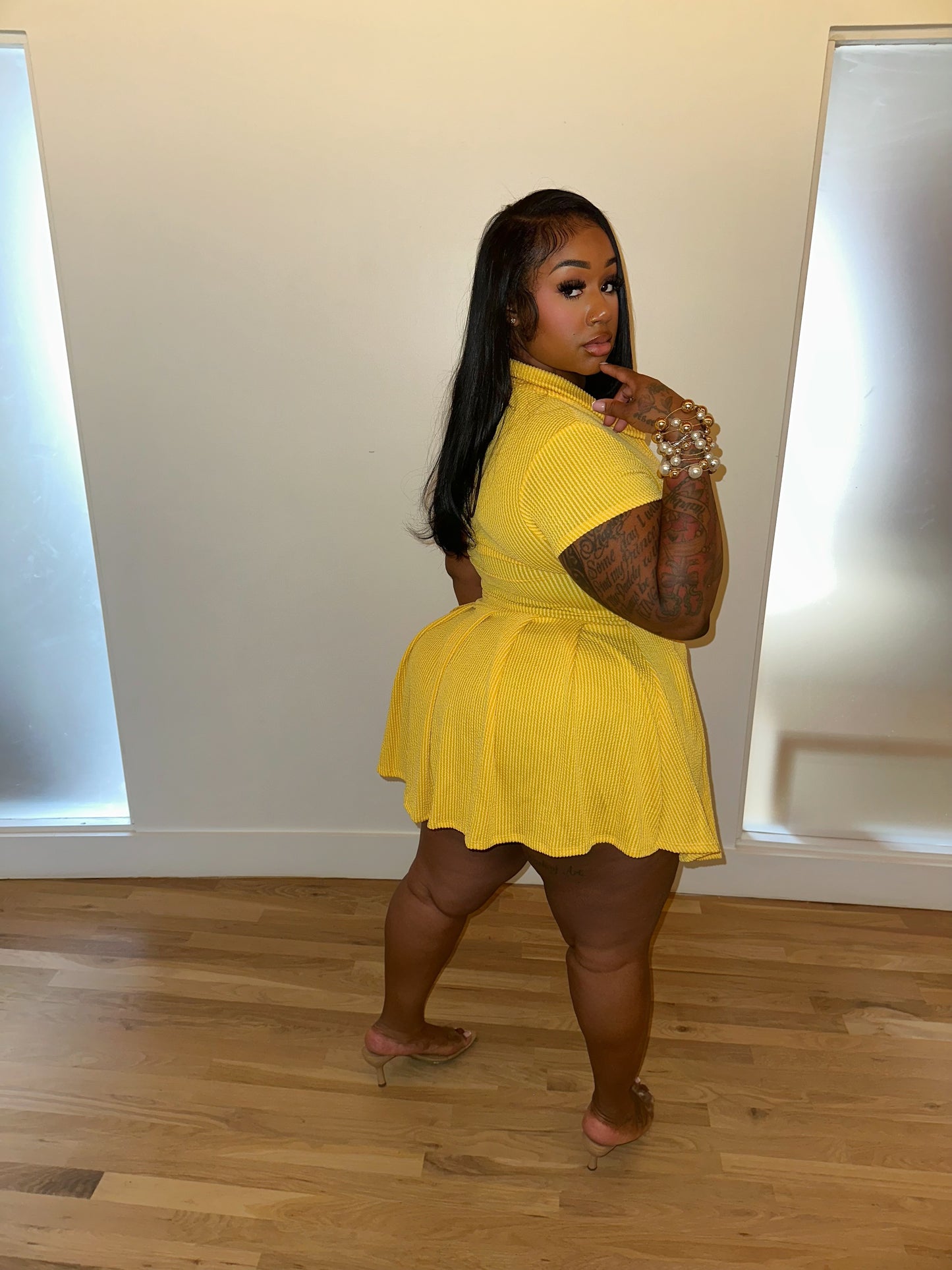 Twirl Dress (Yellow)