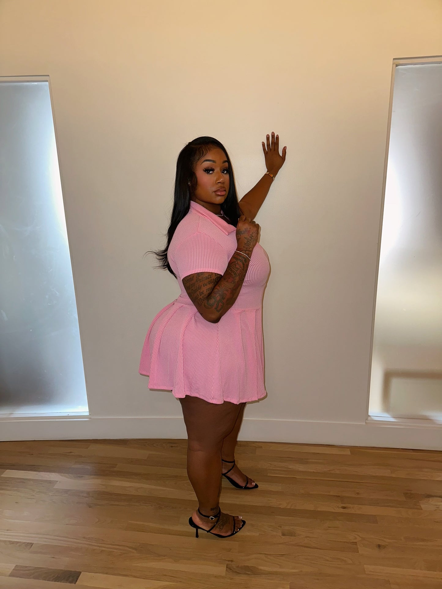 Twirl Dress (Pink)