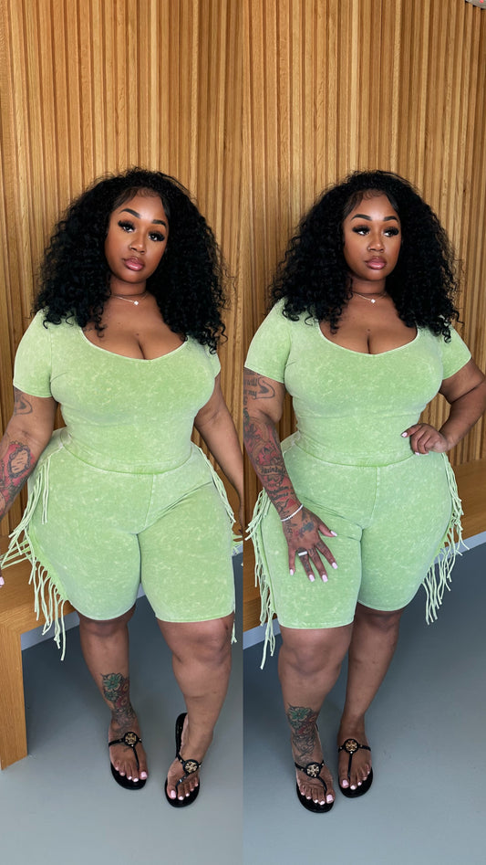 Fringe Flow Set (Green)