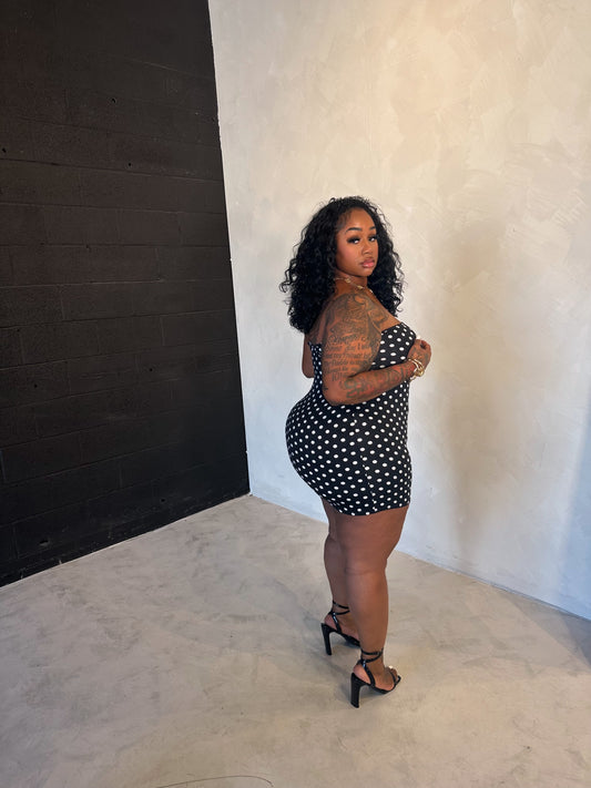 Polka Mini Dress