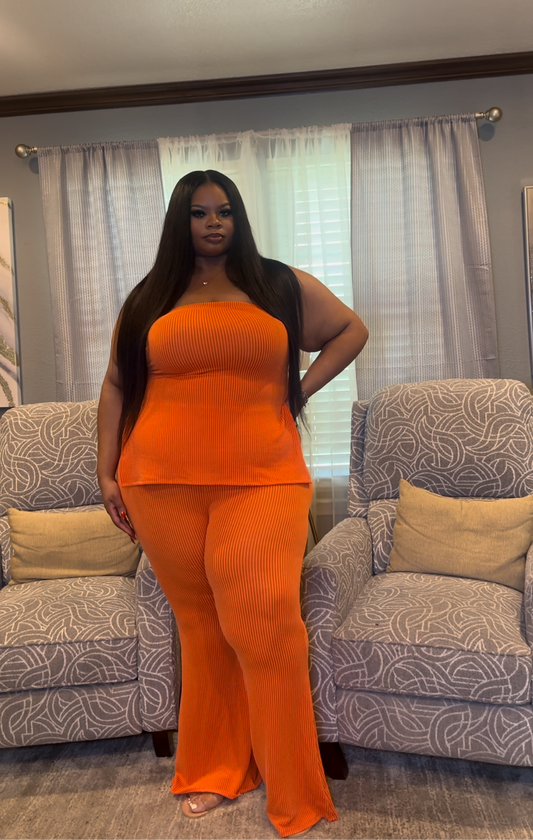 Tube Ribbed Set (Orange)